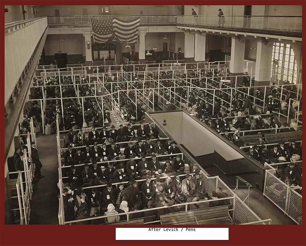 "After Levick / Pens" (Panel #1) from "Other Photography"